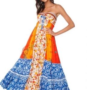 Free People Strapless Maxi